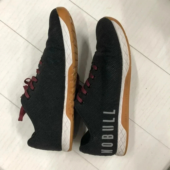 NOBULL Project Gum Trainers Shoes Black White Gum Unisex Men's 12 Women's 13.5 - Picture 2 of 9